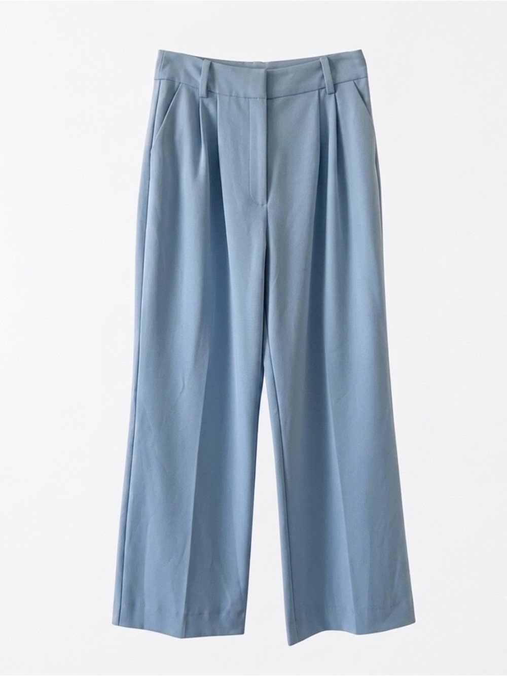 Favorite Daughter The Favorite Pants High Rise Wide Leg Trouser Sky Blue 8 - Picture 7 of 16